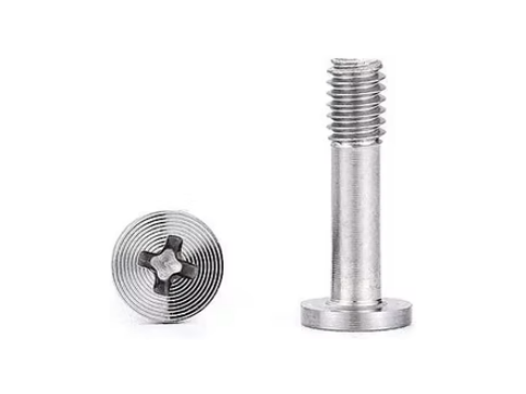 Microparafusos de Cabeça Ultradelgada com Textura CD de 0,8mm