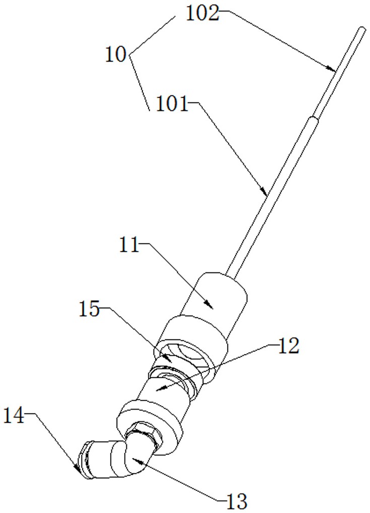 Dispositivo automático de contagem e embalagem de fixadores Desenho Ilustrativo